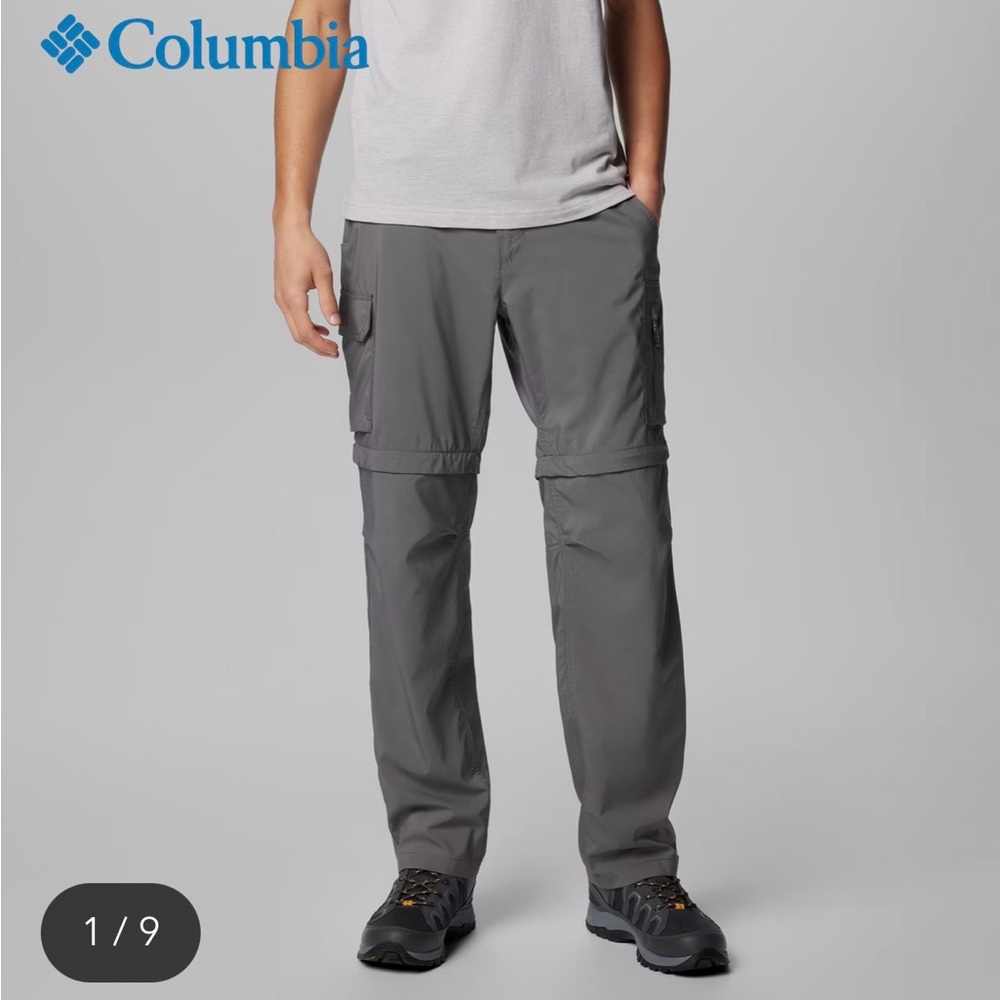 Columbia Men's Silver Ridge Utility Convertible Pants - BLUE